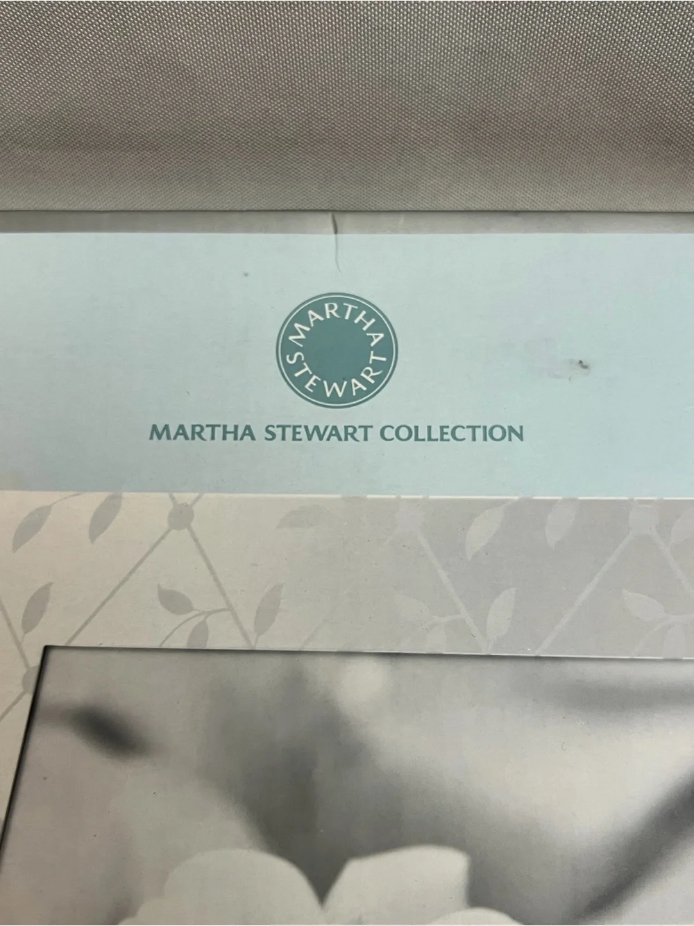 Martha Stewart Collection Petal Trellis Silver Plated 8x10 Picture Frame Floral